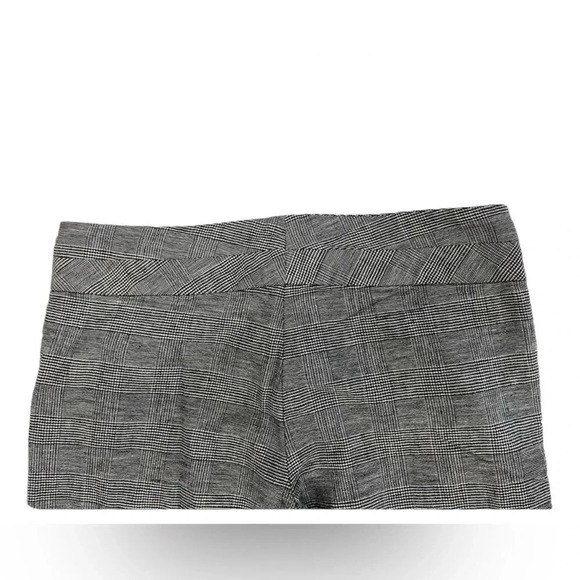 Le  Chateau Linen Blend White Black Plaid Dress Pants Trousers Size 0 - Picture 4 of 7